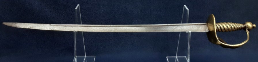 English 1751 Pattern Infantry Hanger, 2nd West Riding of Yorkshire Militia, by Samuel Harvey 7